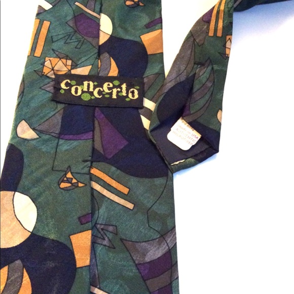 Concerto men’s microfiber necktie - Picture 3 of 5